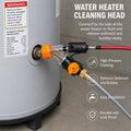 Heavy-Duty Water Heater Clog Tool | Chemical-Free Non-Electric Sediment Cleaner for Tanks, Scale Removal Support