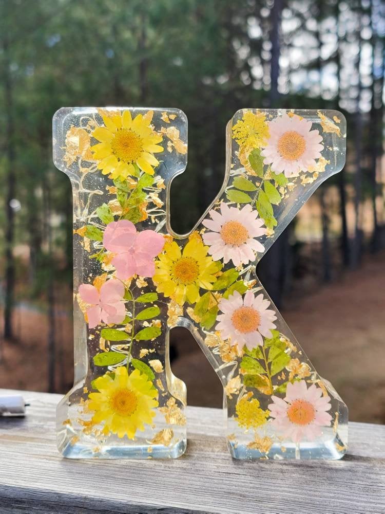 Flowers Resin Night Light
