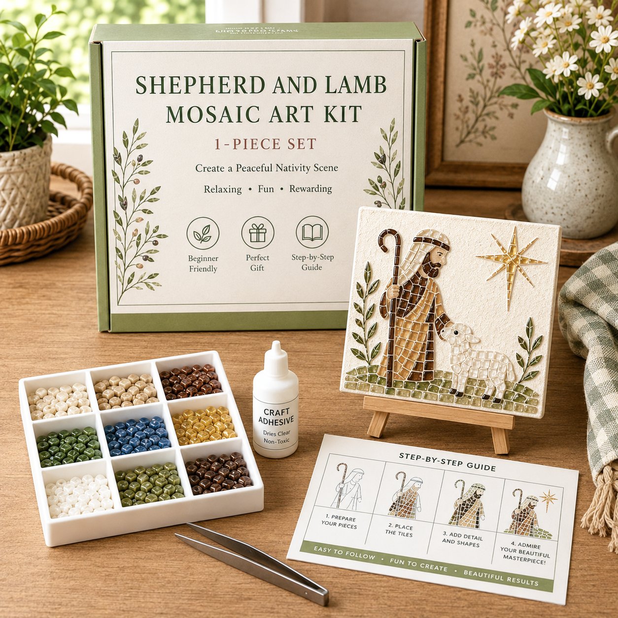 Nativity Sea Glass Art Kit