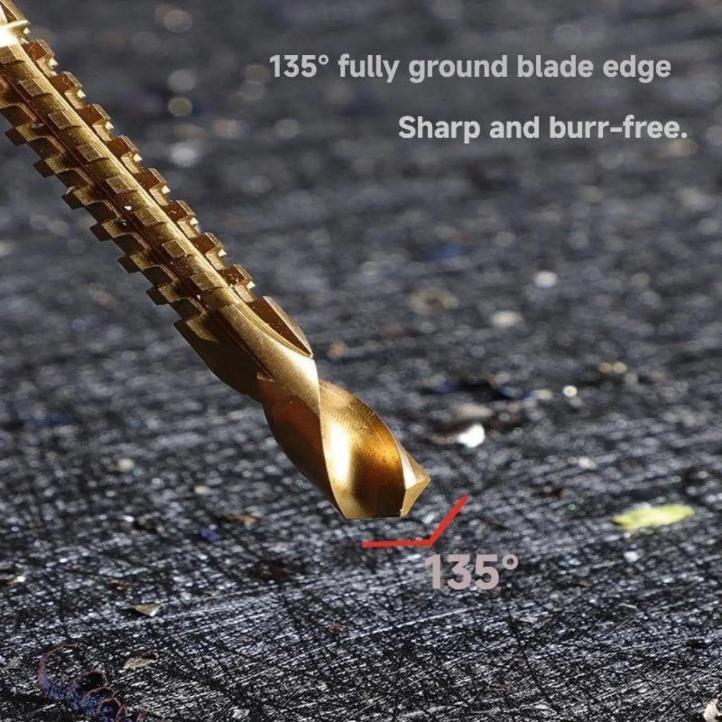 6-Piece All-in-One Drill & Cutting Bit Set – Drill, Widen & Shape With Ease