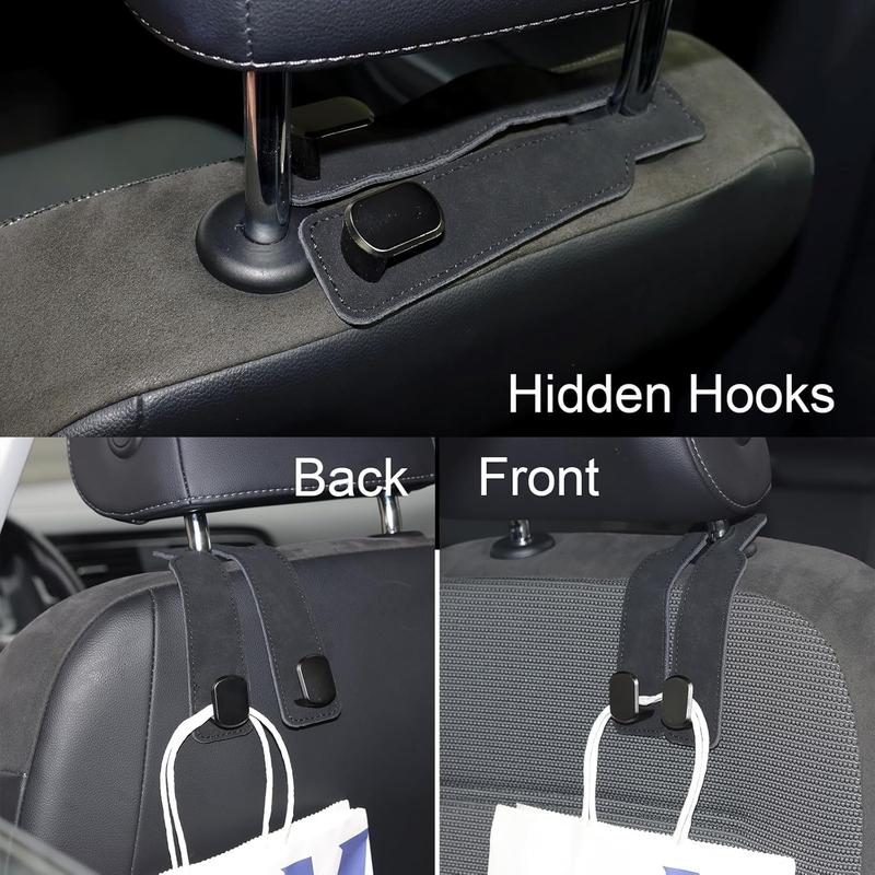 👜 Double Headrest Hooks For A Cleaner, More Organized Car