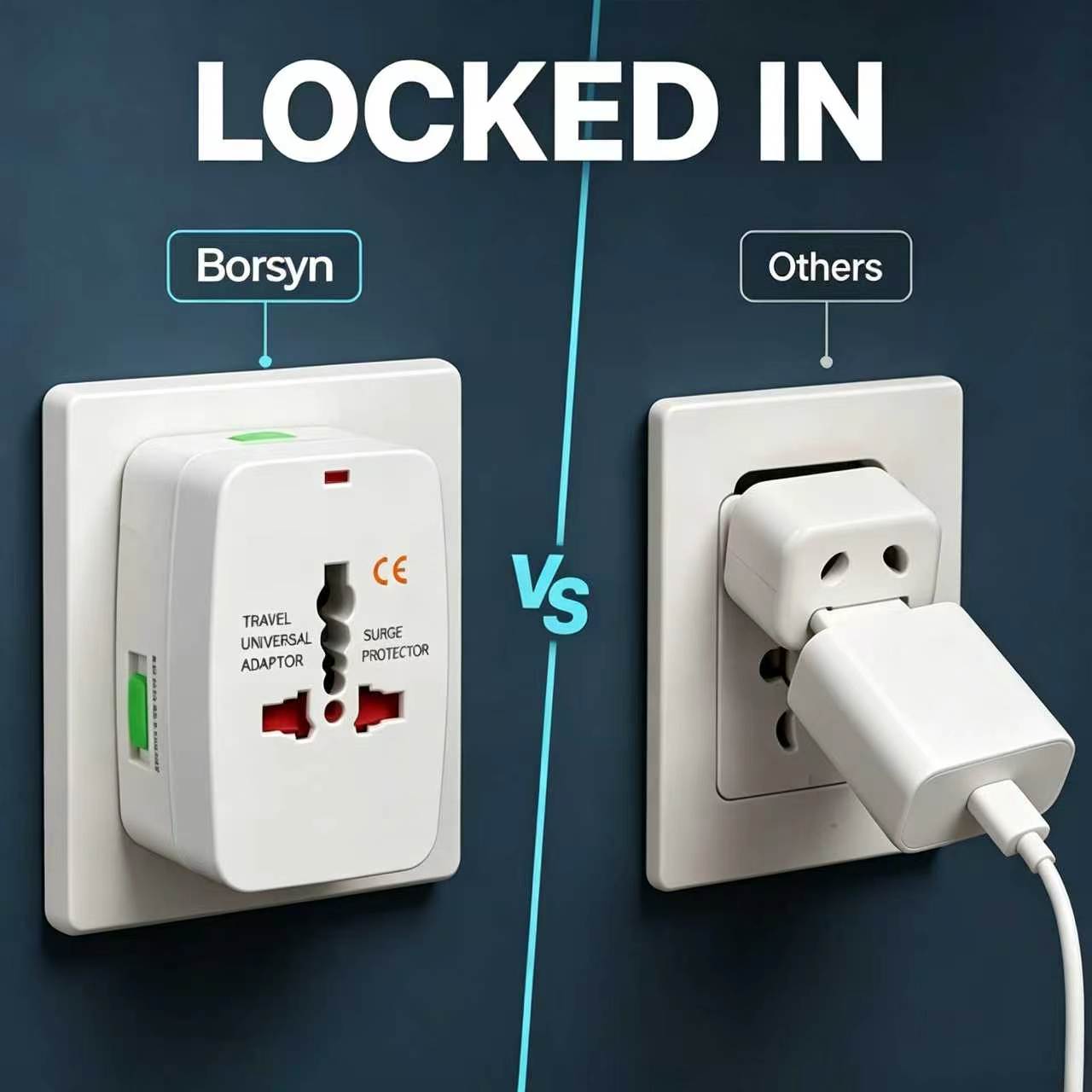 Borsyn™ Universal Travel Power Adapter