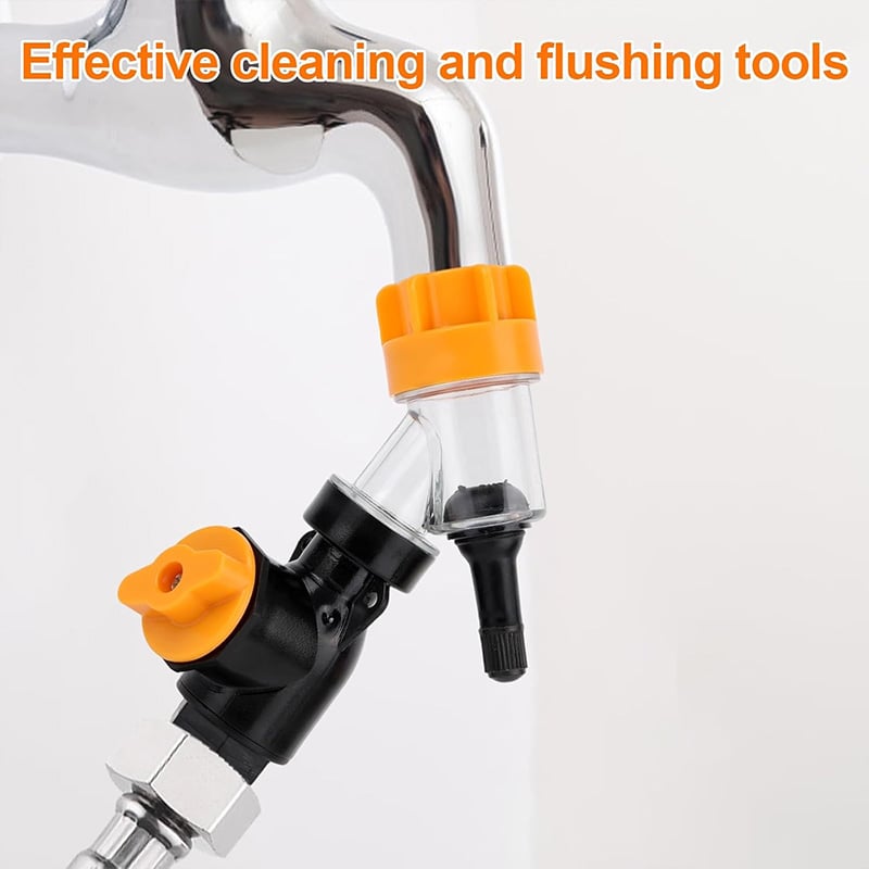 Heavy-Duty Water Heater Clog Tool | Chemical-Free Non-Electric Sediment Cleaner for Tanks, Scale Removal Support