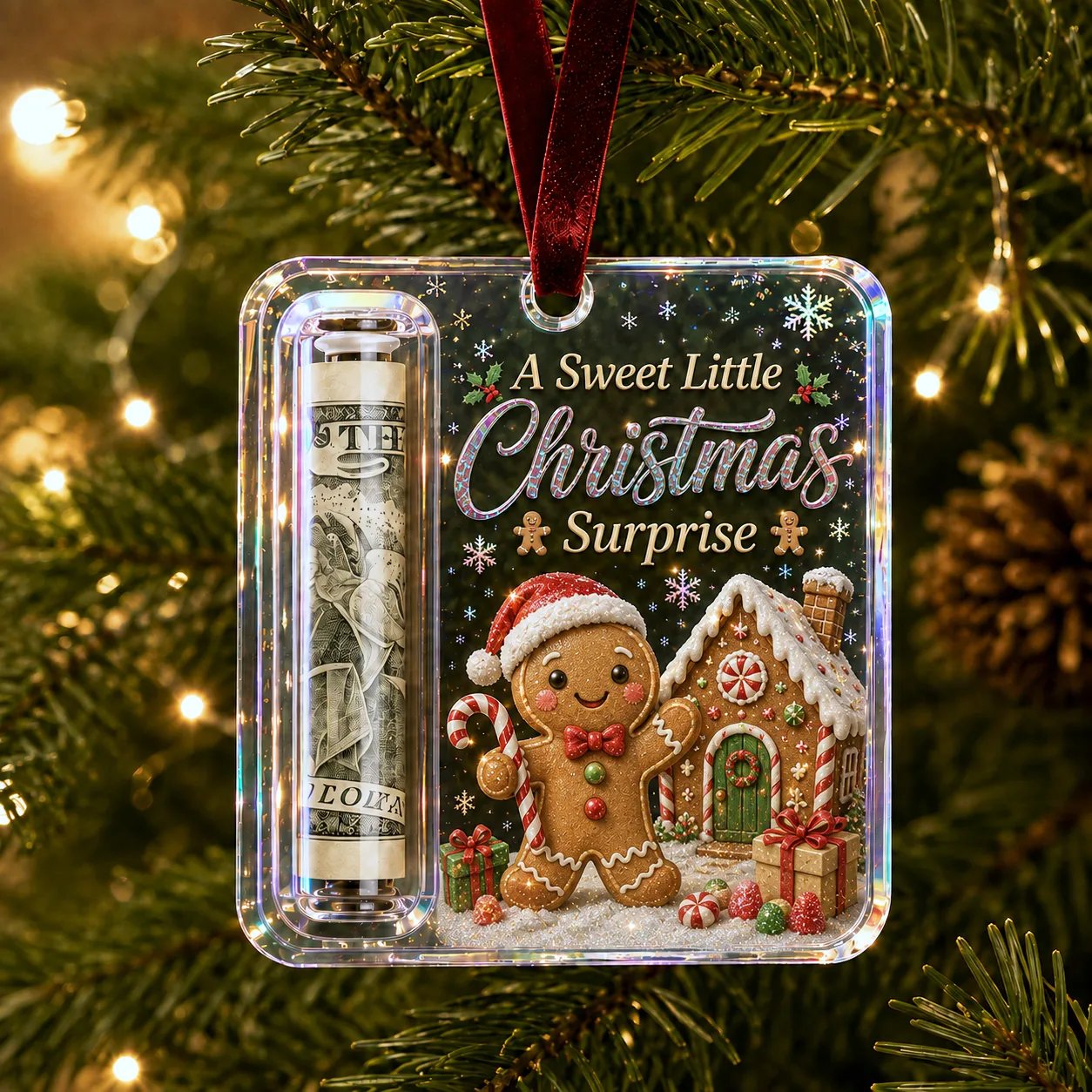 ✨🎄Christmas Cash Gift Holder Ornament