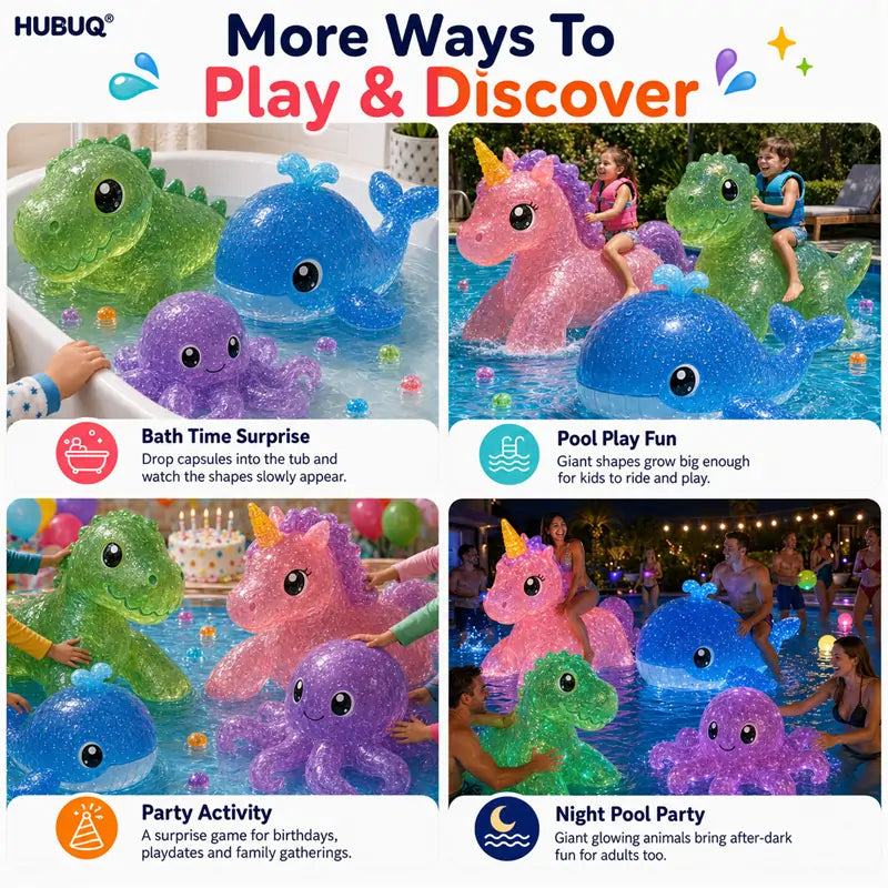 Grow-in-Water Animal Capsule Toys