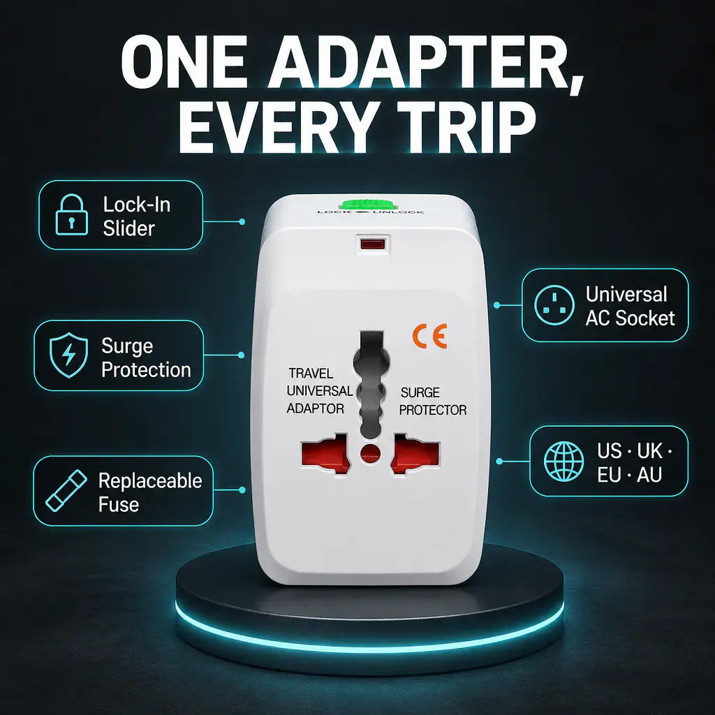 Borsyn™ Universal Travel Power Adapter